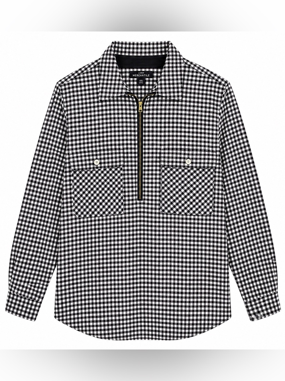 J. Crew Factory Gingham Shirt Jacket
